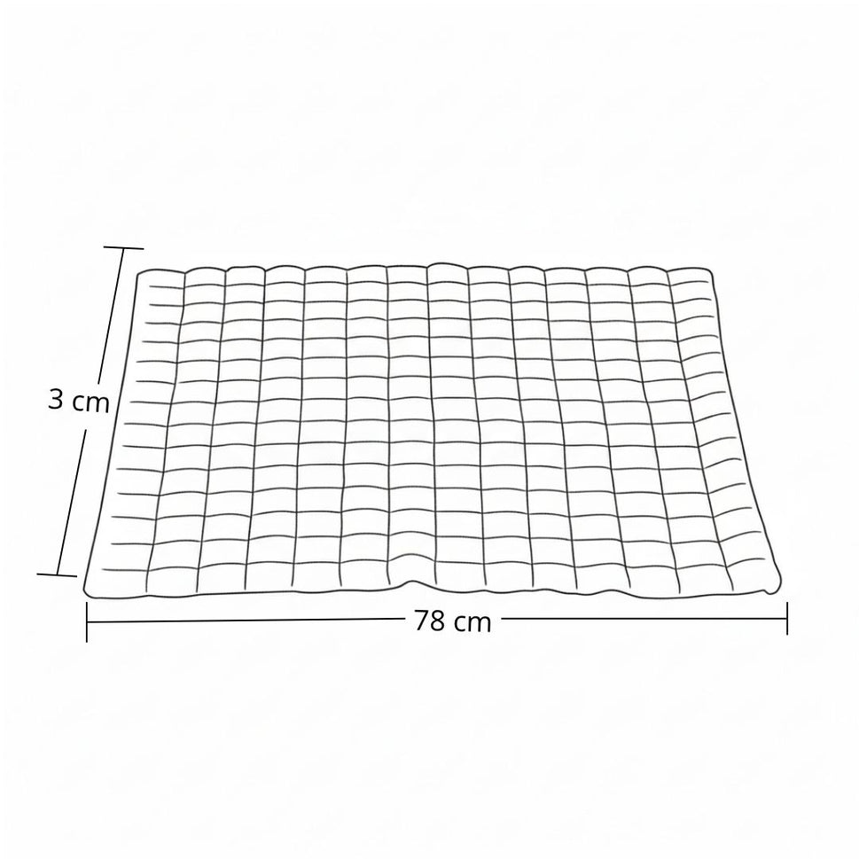 Alfombra De Baño 50X80Cm Cafe Cuadros