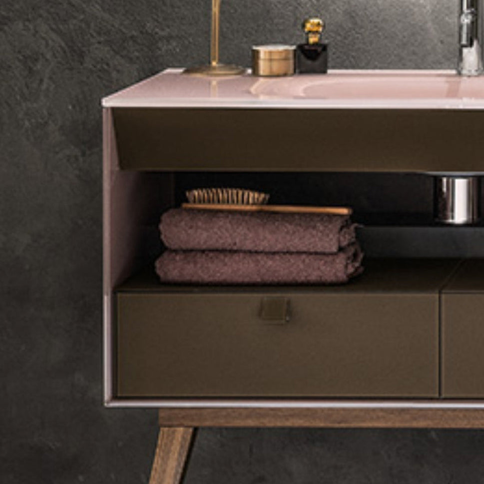 Lavamanos Con Mueble Doble Cajón Dama