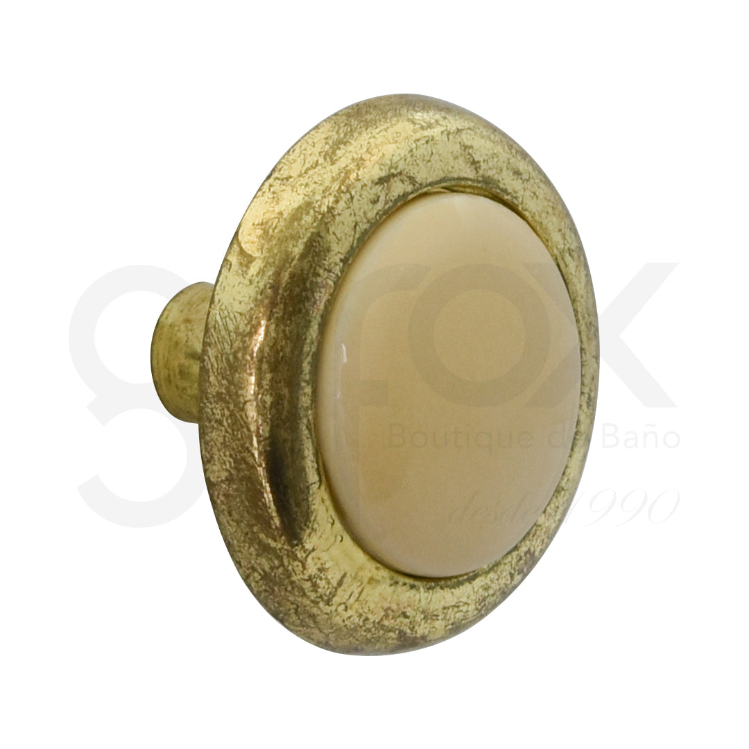 Boton Ceramic 1.25" Zinc