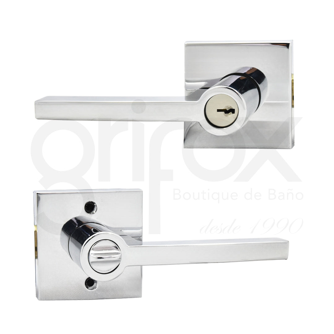 Cerradura Alcoba Roseta Cuadrada Square