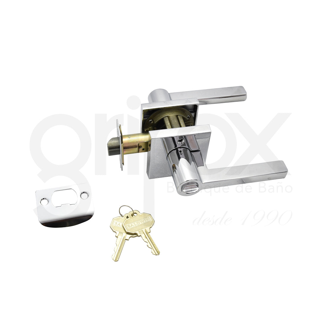 Cerradura Alcoba Roseta Cuadrada Square