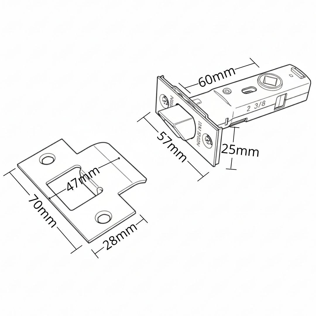 Picaporte De Paso Palanca