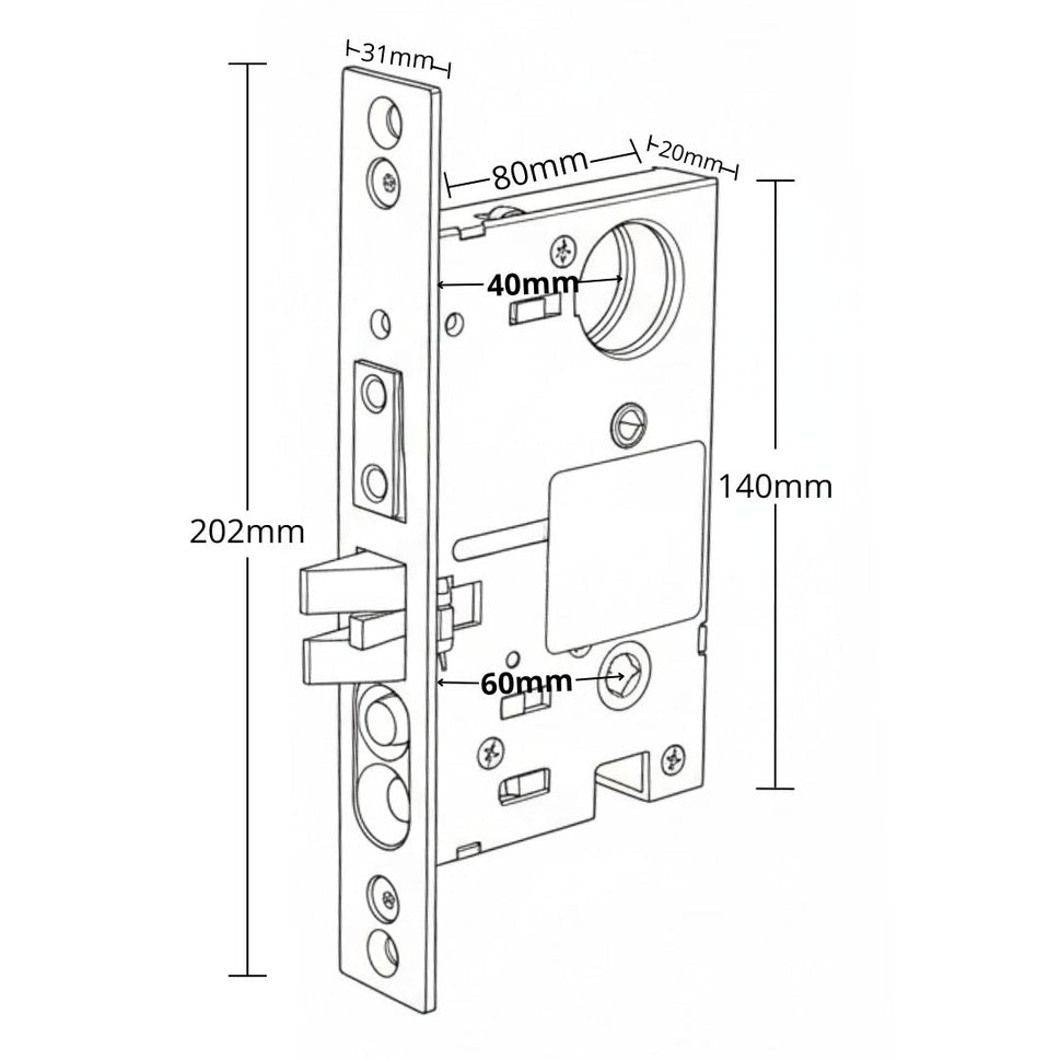 Cerradura Entrada Principal Victoria