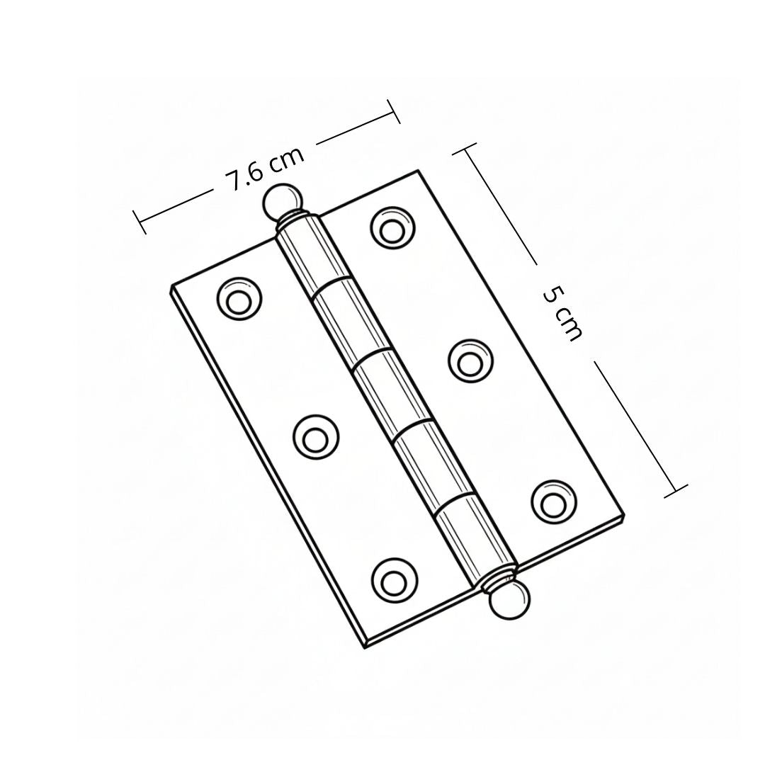 Bisagra Para Mueble 2.5" X 1.7"