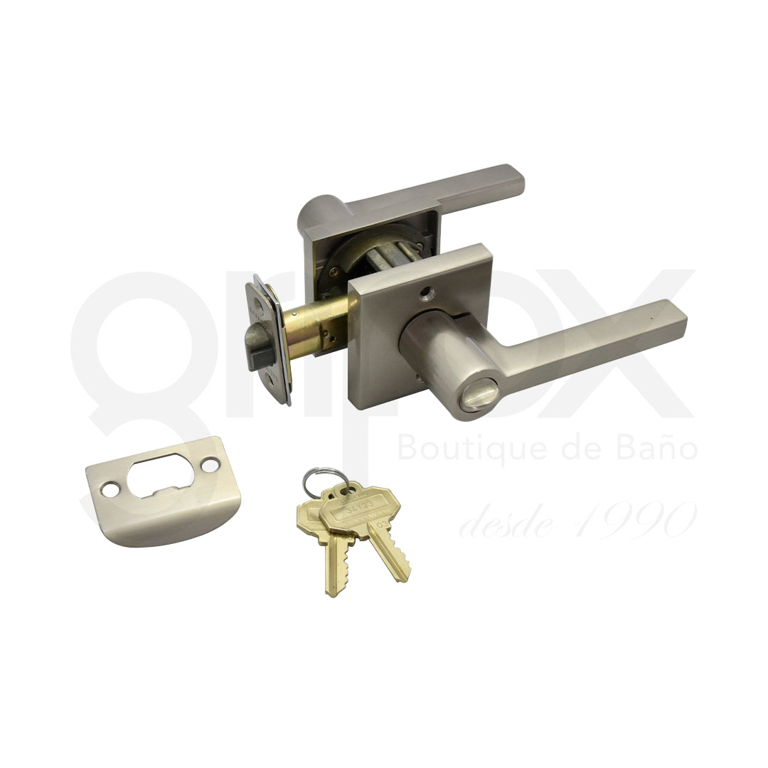 Cerradura Alcoba Roseta Cuadrada Square