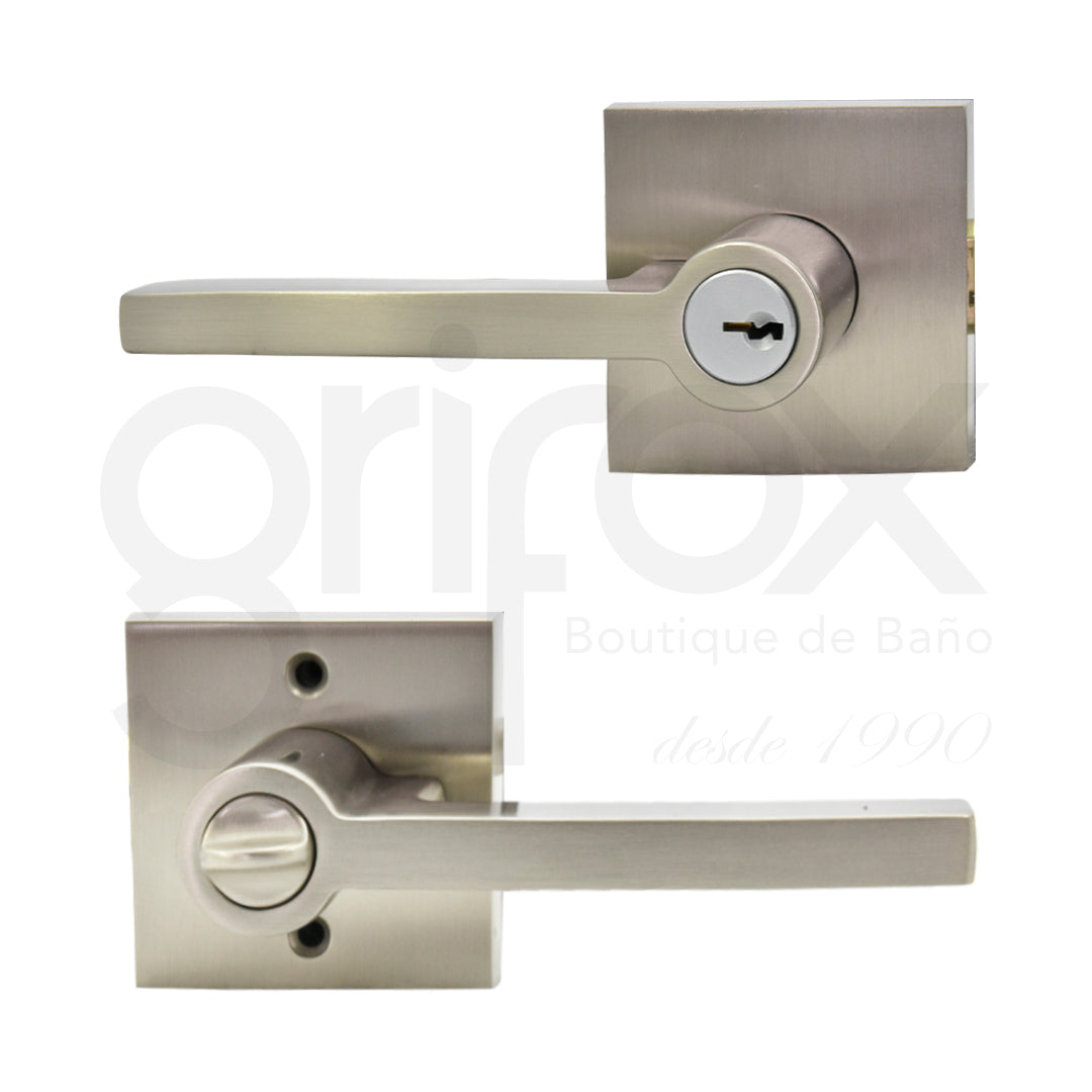 Cerradura Alcoba Roseta Cuadrada Square