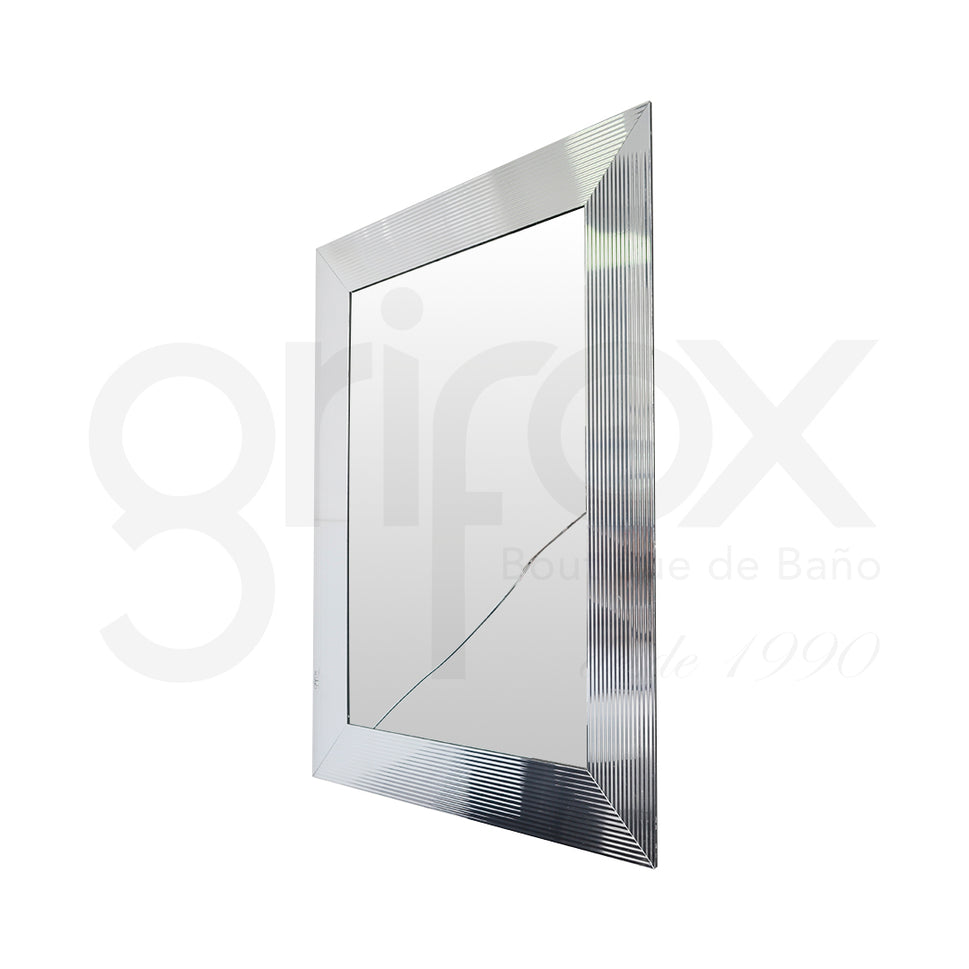 Espejo Rect. Rayas/Wall Mirror