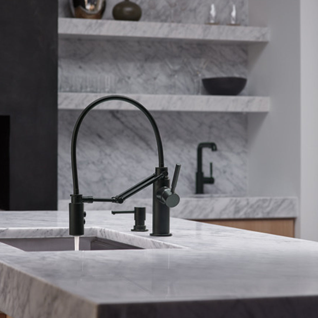 Grifería De Cocina Monocontrol Con Brazo Extensible