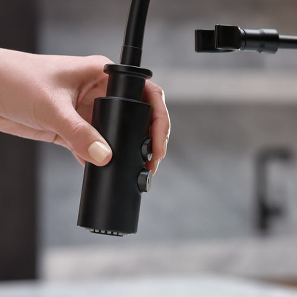 Grifería De Cocina Monocontrol Con Brazo Extensible