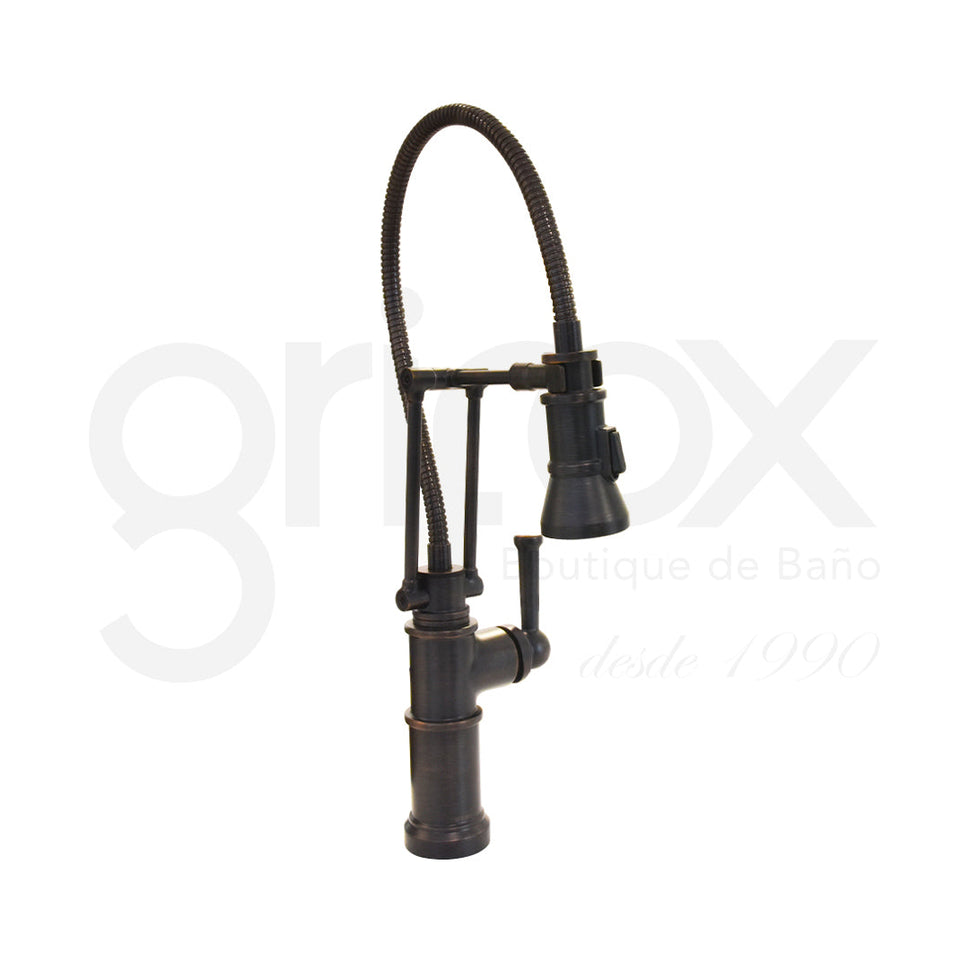 Grifería De Cocina Monocontrol Con Brazo Extensible