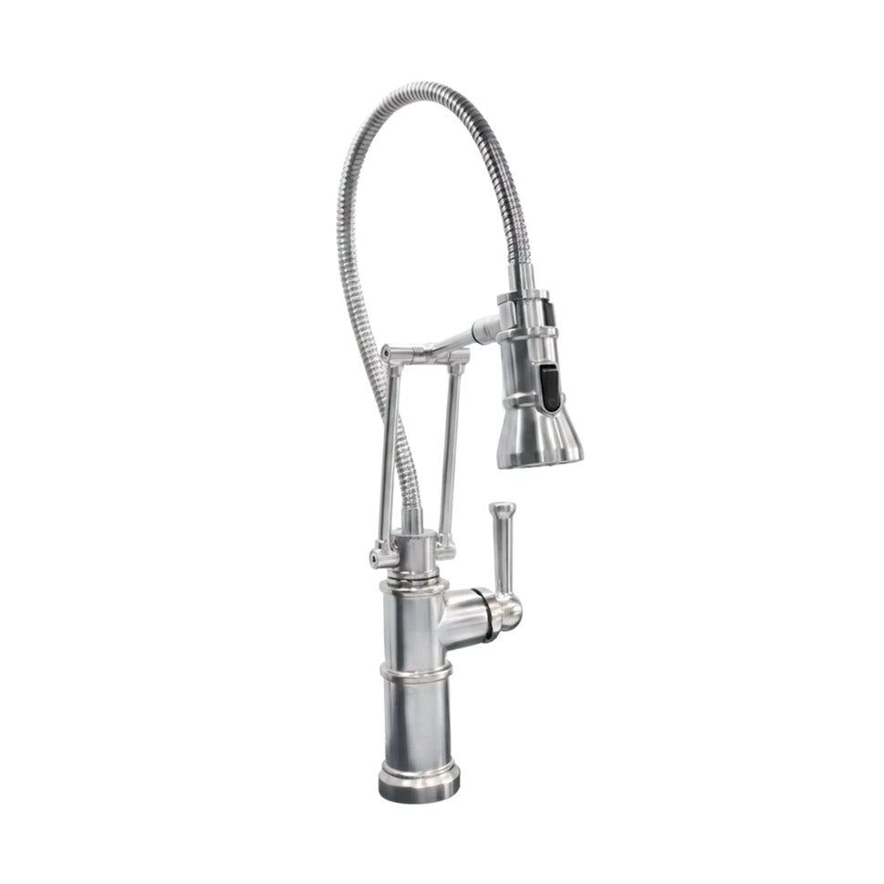 Grifería De Cocina Monocontrol Con Brazo Extensible