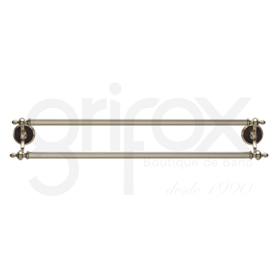 Toallero Doble 24" Chocolate Charlotte