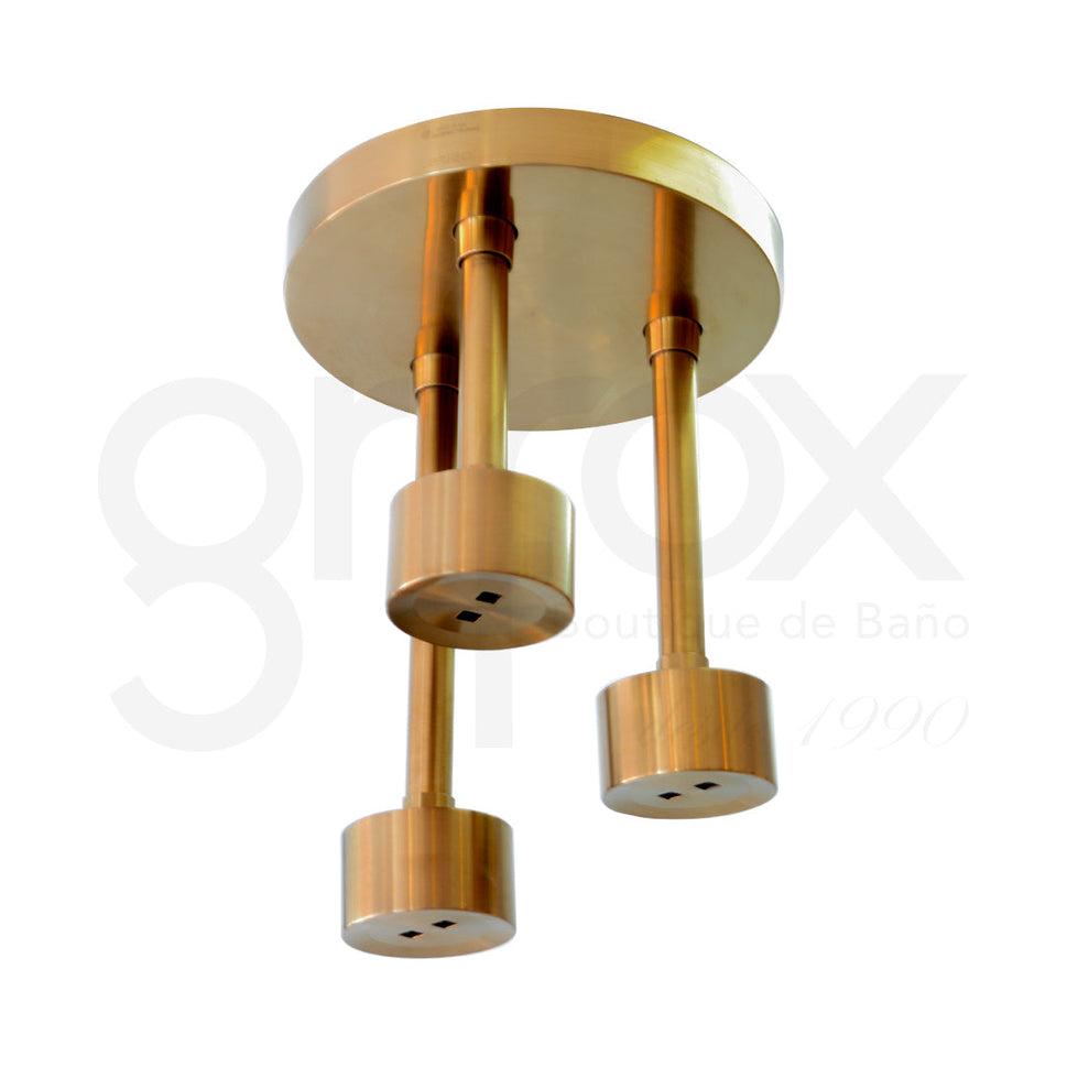 Cabeza De Ducha Triple Litze