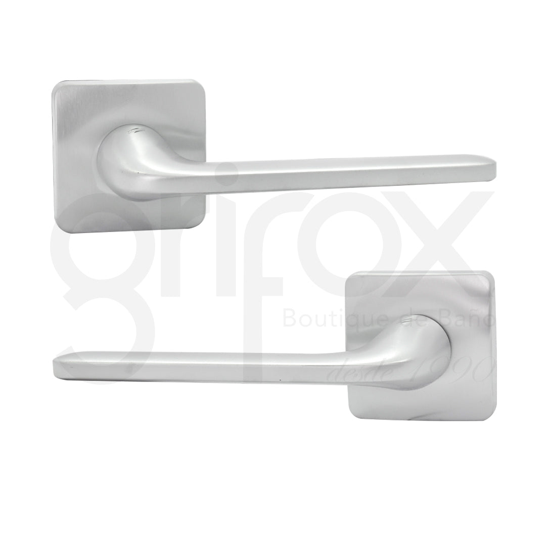 Juego De Manijas De Paso Con Escudo Cuadrado / Incluye Bocallaves