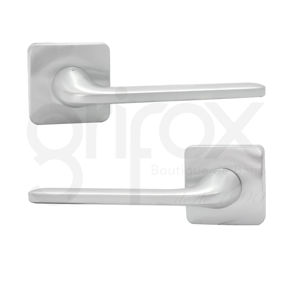 Juego De Manijas De Paso Con Escudo Cuadrado / Incluye Bocallaves