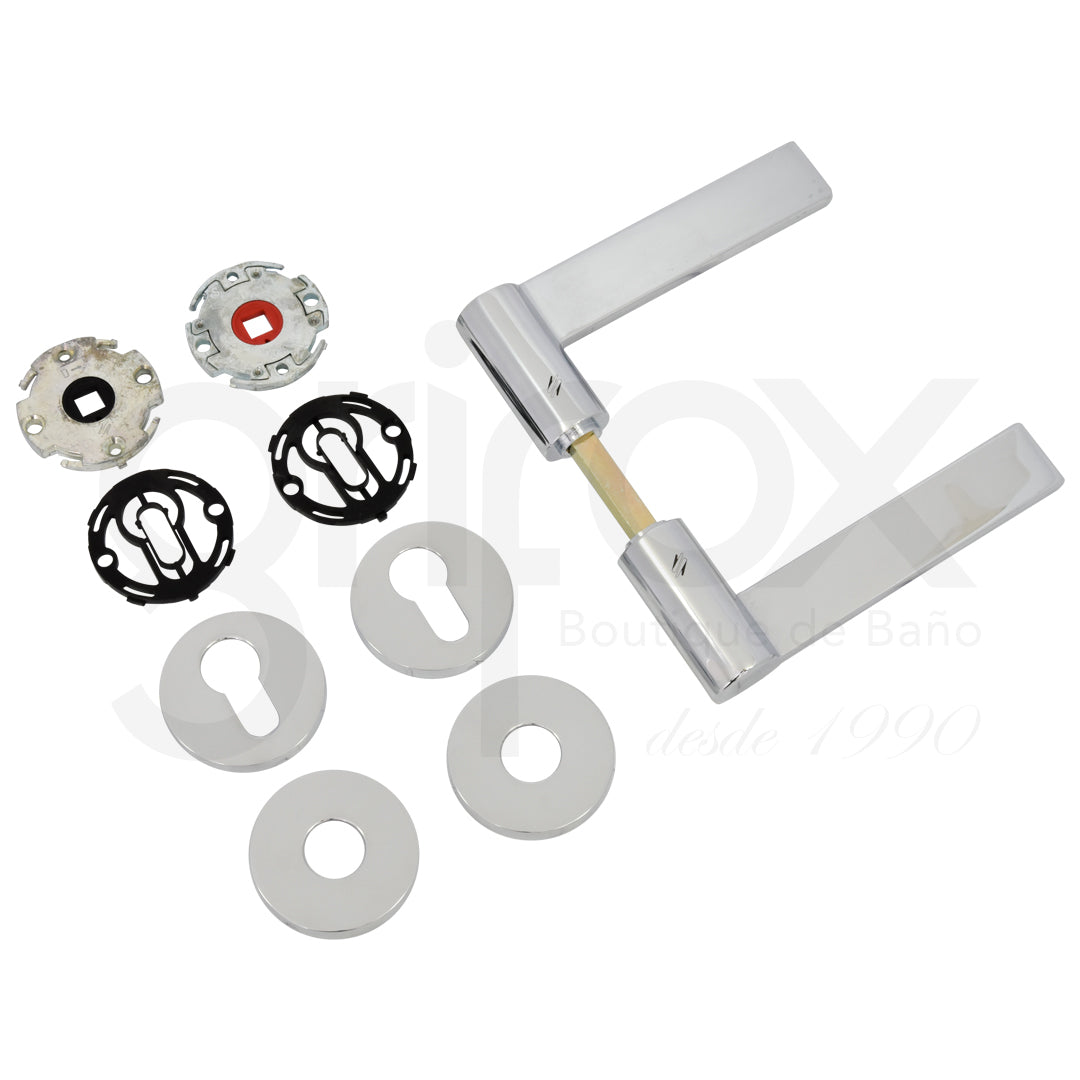 Juego De Manivelas Con Roseta Lever Lockset