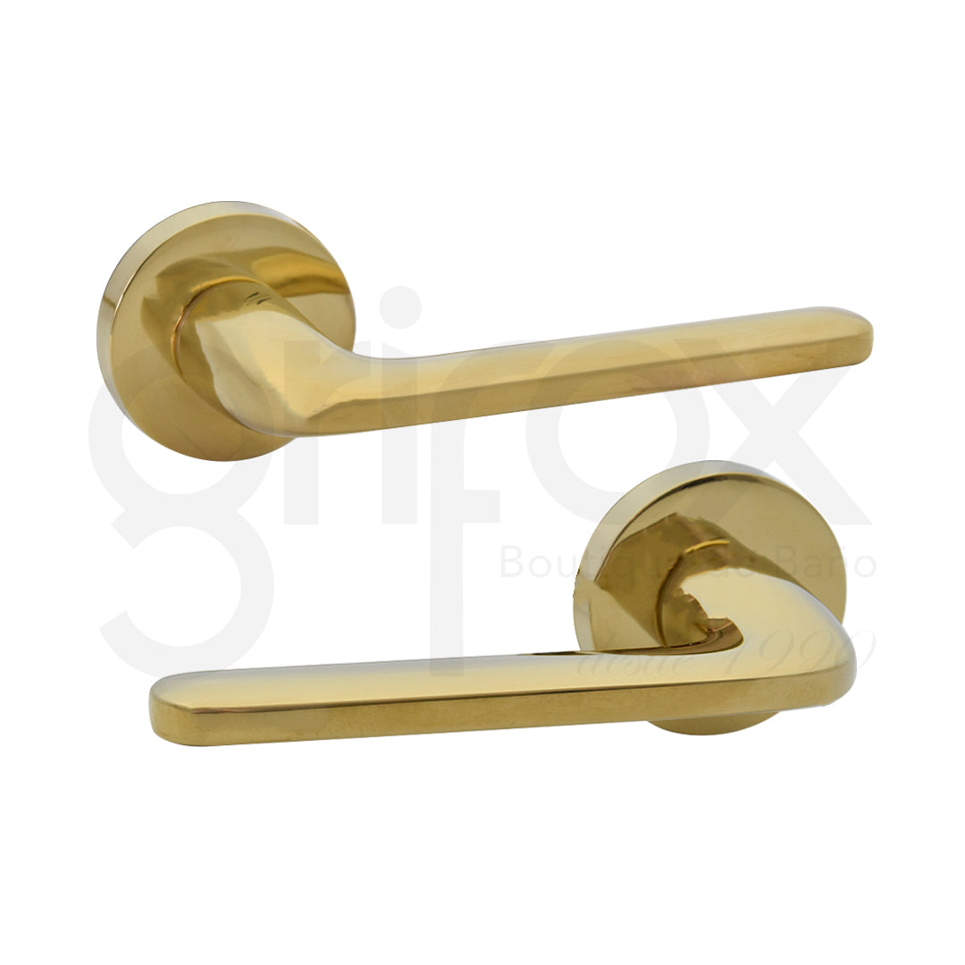 Juego Manija C/Roseta /Lever Lockset (Ccd43Gb-Cr)