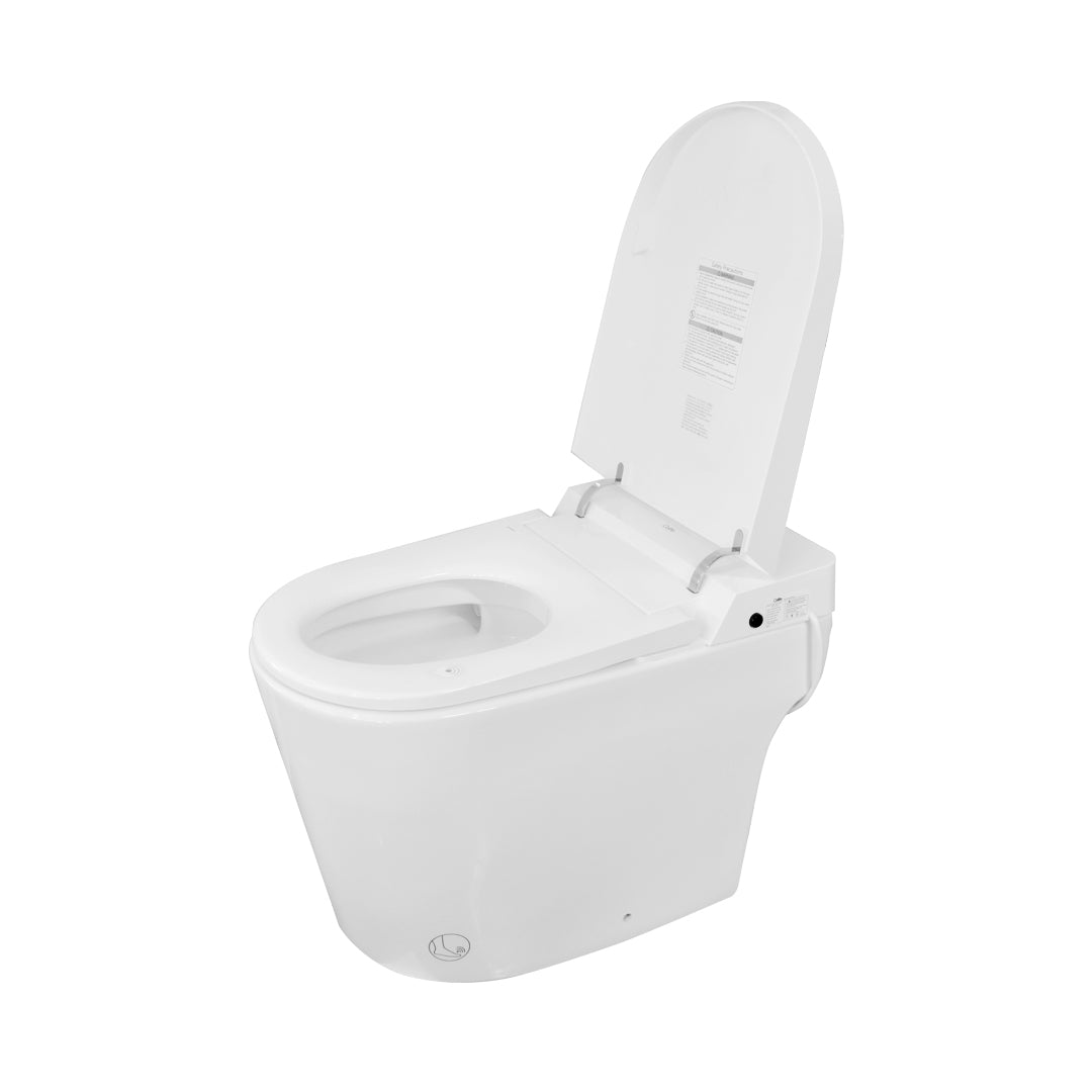 Sanitario De Piso Inteligente Con Apertura Automatica