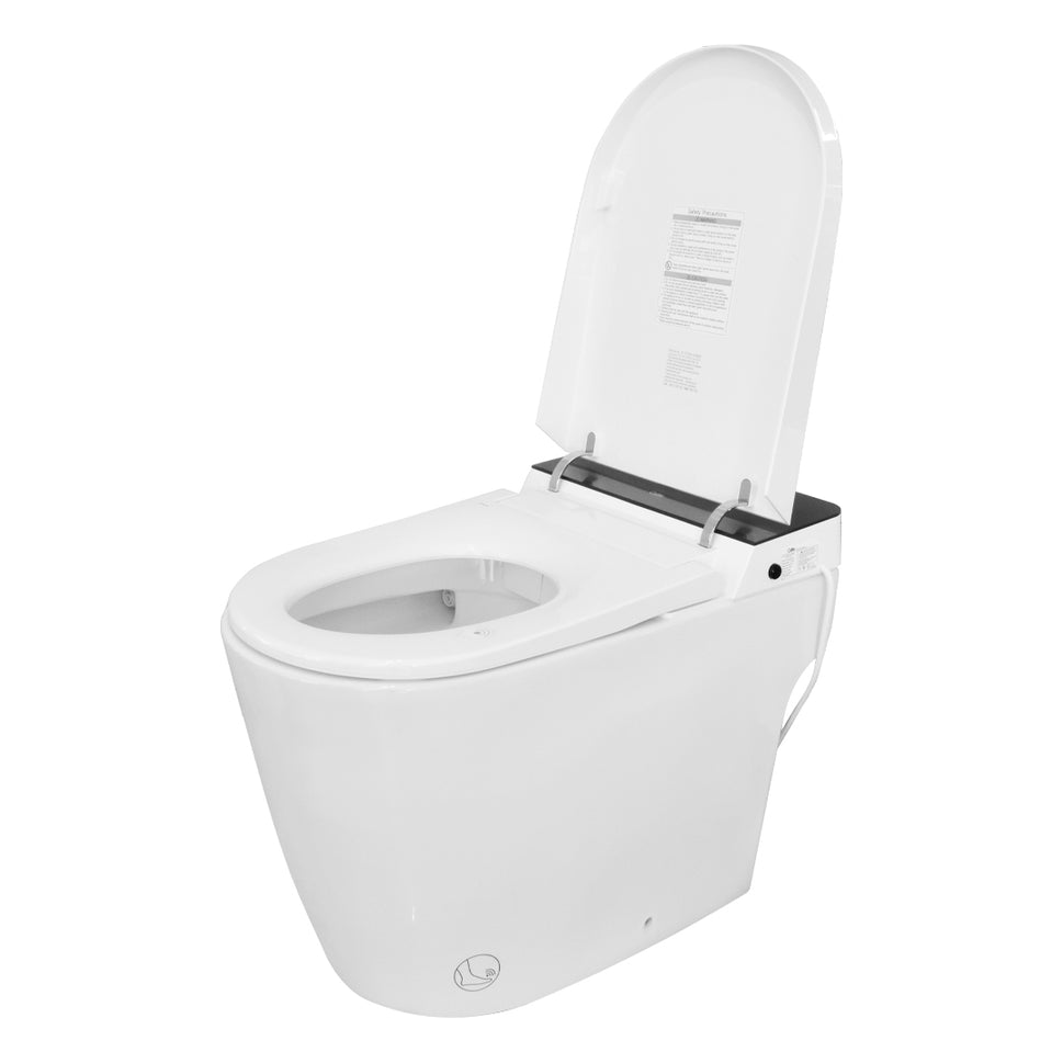 Sanitario De Piso Inteligente Con Apertura Automatica