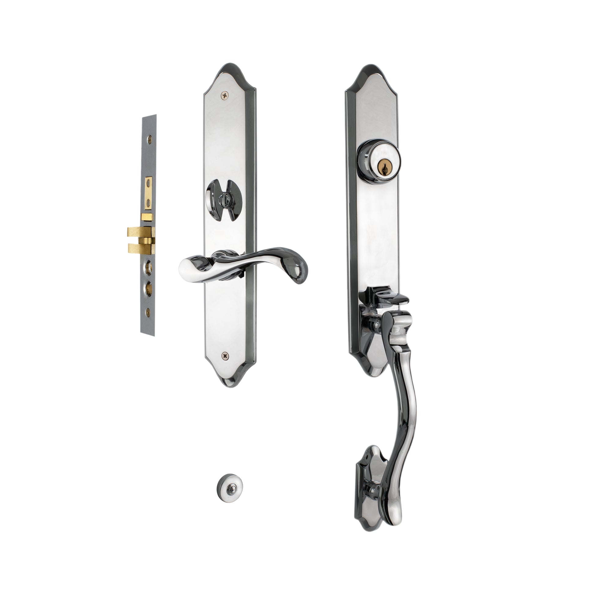 Cerradura Con Mecanismo Para Entrada Ppl Cromo