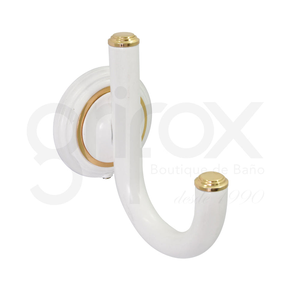 Percha Blanco Oro