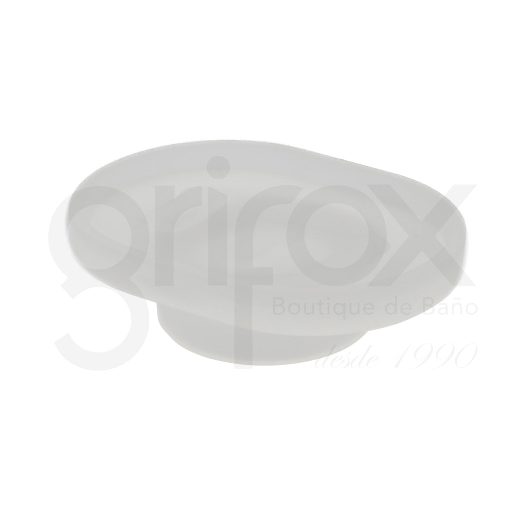 Repuesto De Jabonera Ovalada Cristal Opaco