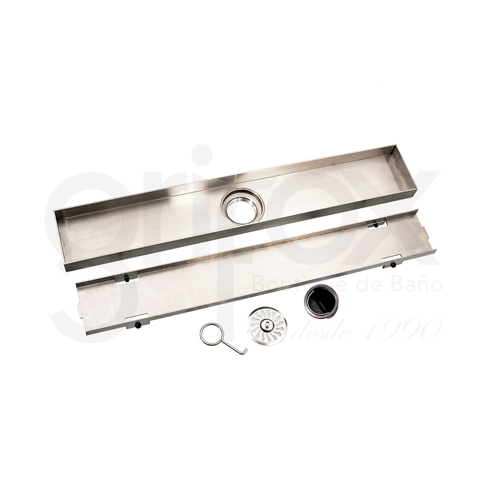 Rejilla De Piso Lineal Doble Función 50 Cm