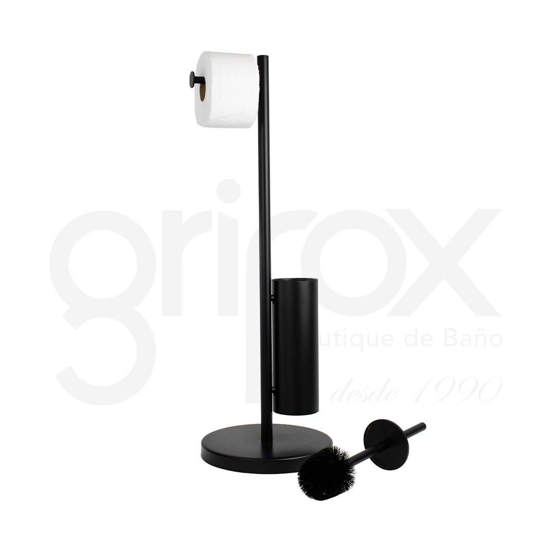 Portarrollos De Piso Redondo C/Escobillero