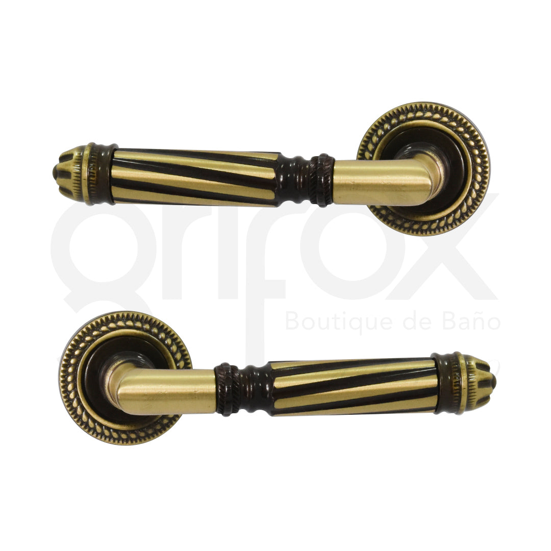 Juego De Manijas Clasicas De Paso Con Escudo Redondo