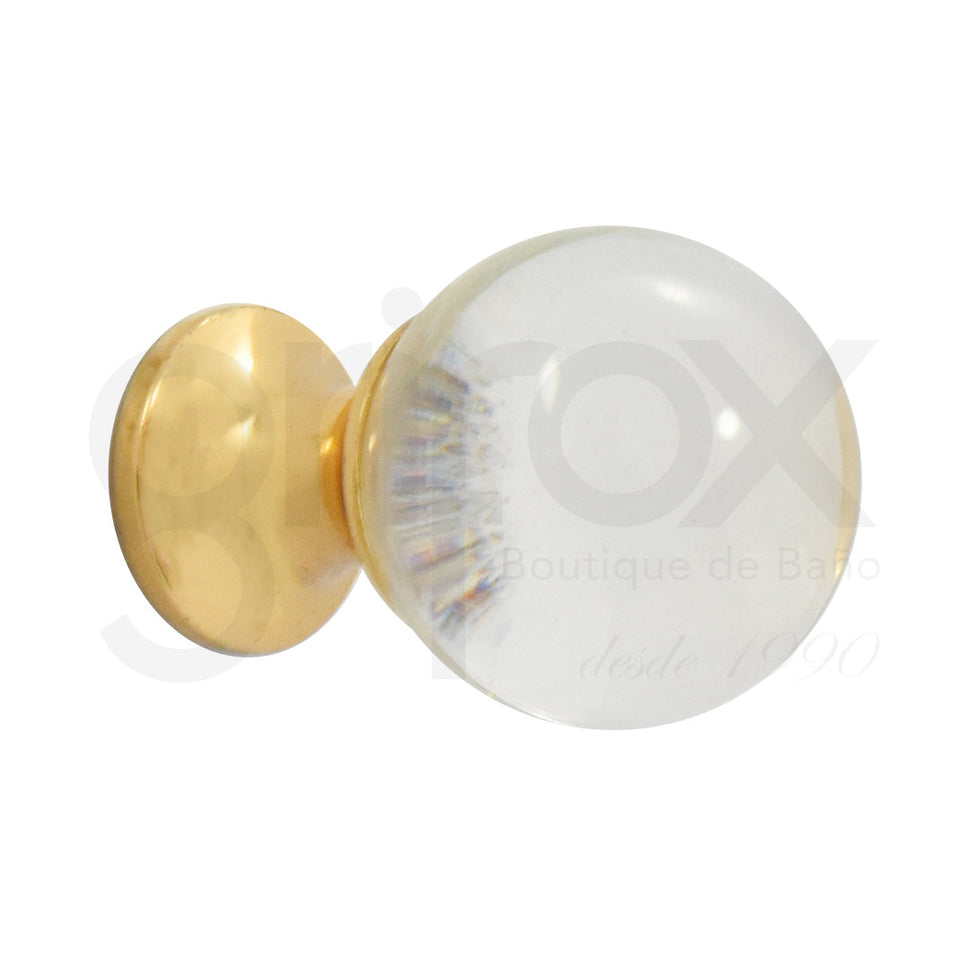 Boton Claro 25Mm Transparente