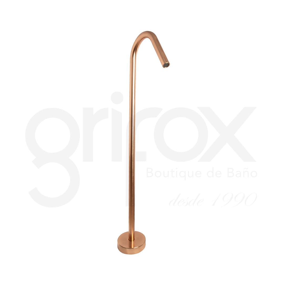 Griferia De Tina Piso Oro Rosa