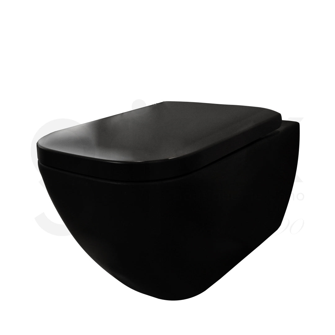 Sanitario Suspendido Negro
