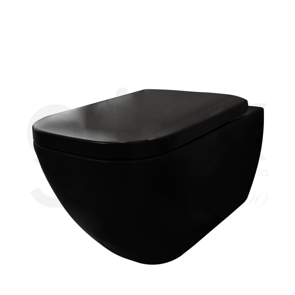 Sanitario Suspendido Negro