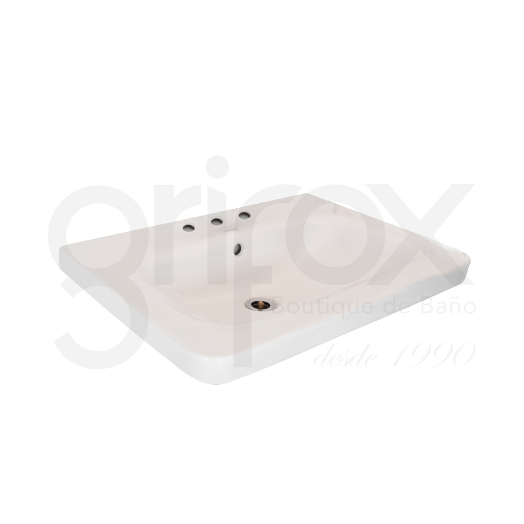 Lavamanos De Pared 3 Huecos 650Mm Durastyle