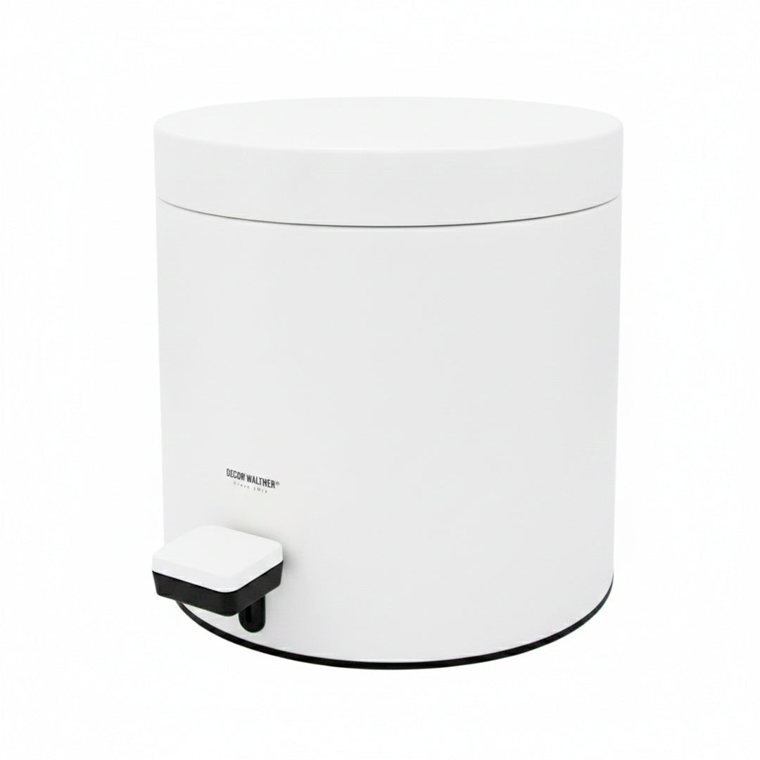 Papelera Redonda Con Tapa Y Pedal 3 Lt