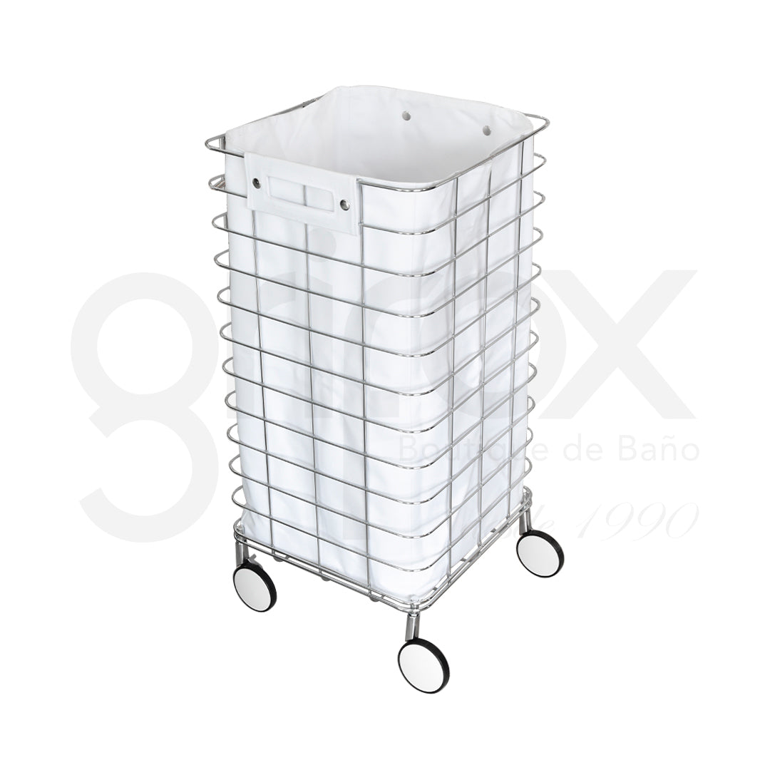 Bolsa Para Ropa Con Rodachines Blanco