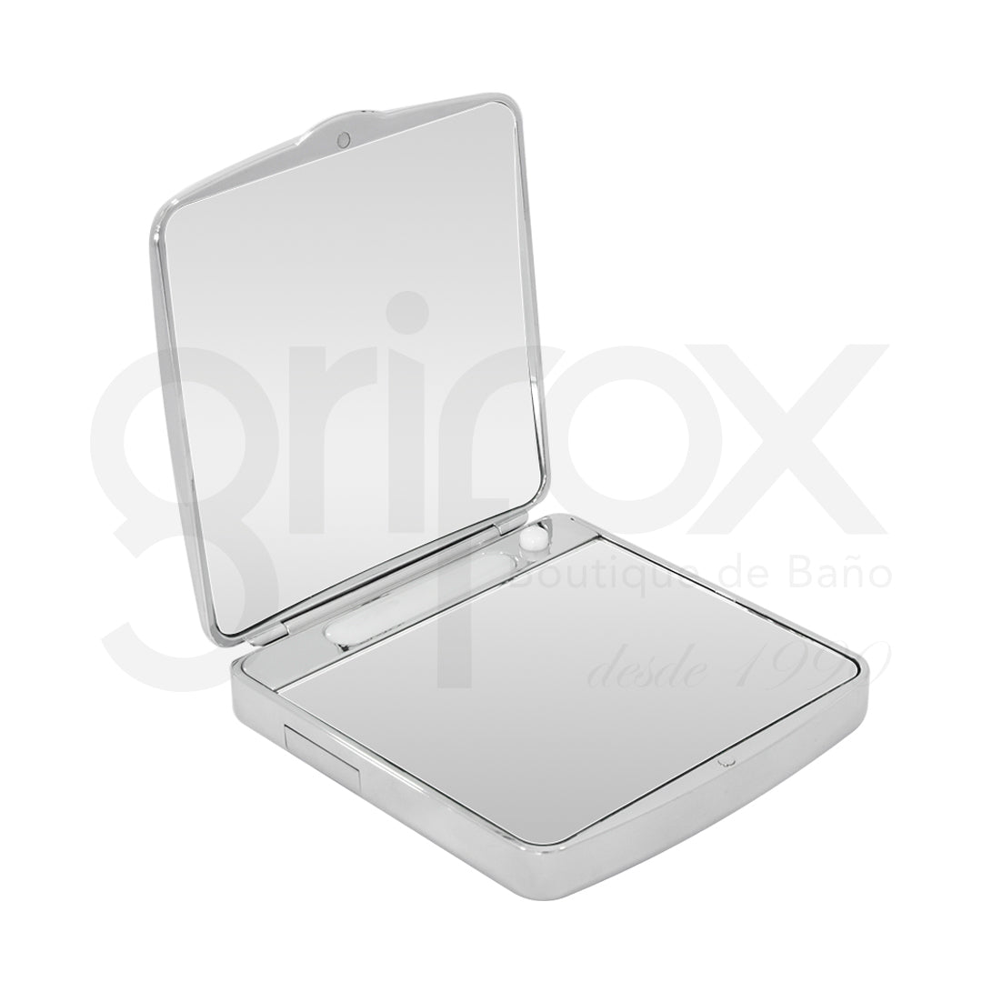 Espejo Cartera Con Luz 9X19