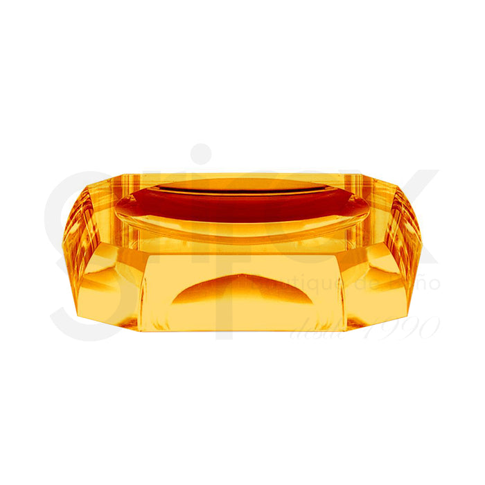 Jabonera De Sobreponer / Cristal Ámbar