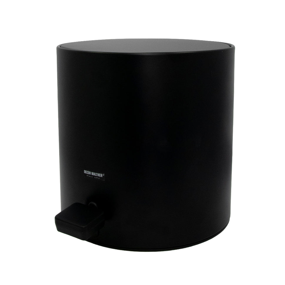 Papelera Redonda Con Tapa Y Pedal 3 Lt