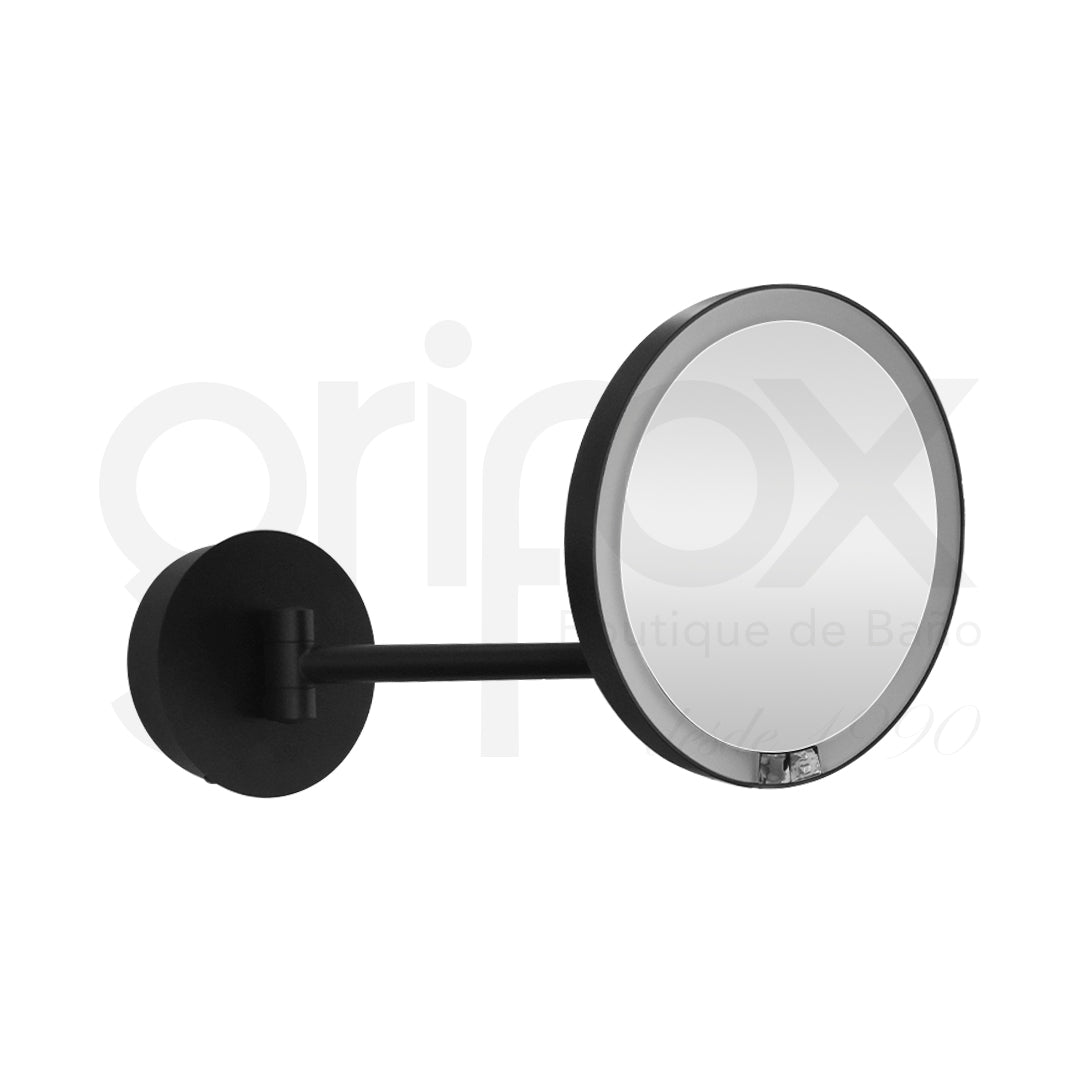 Espejo De Pared 5X Luz Led Redondo