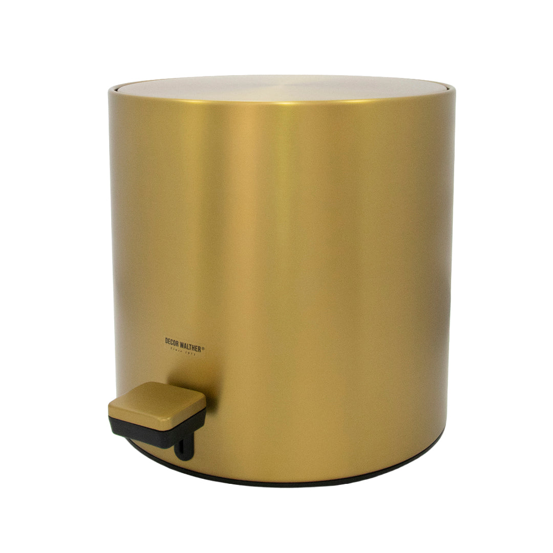 Papelera Redonda Con Tapa Y Pedal 3 Lt