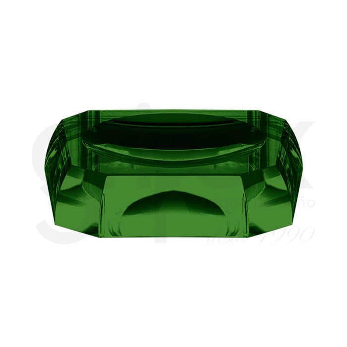 Jabonera De Sobreponer / Cristal Verde