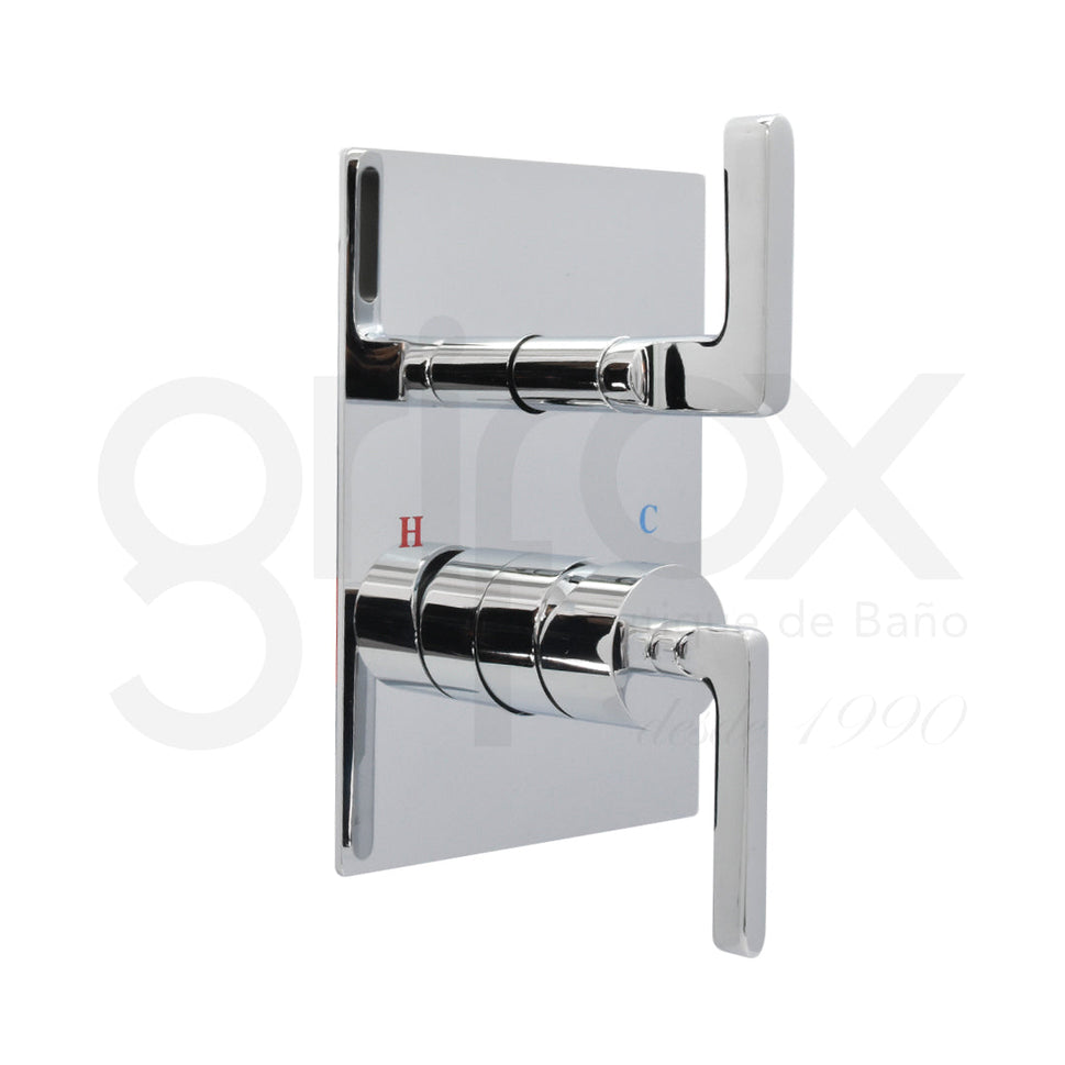 Mezclador De Ducha Monocontro 2Vias