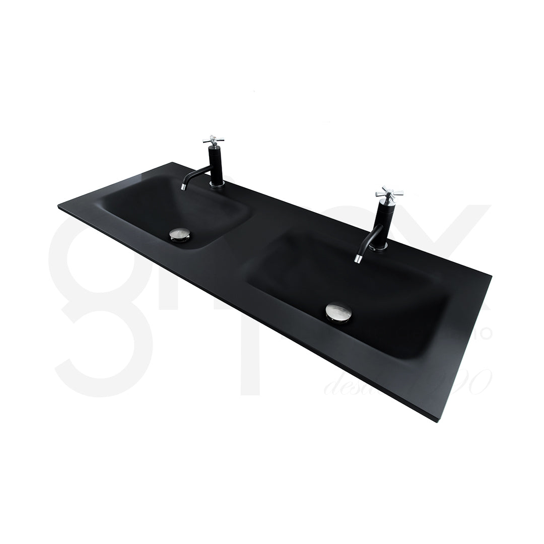 Lavamanos De Sobreponer Doble 120X48Cm