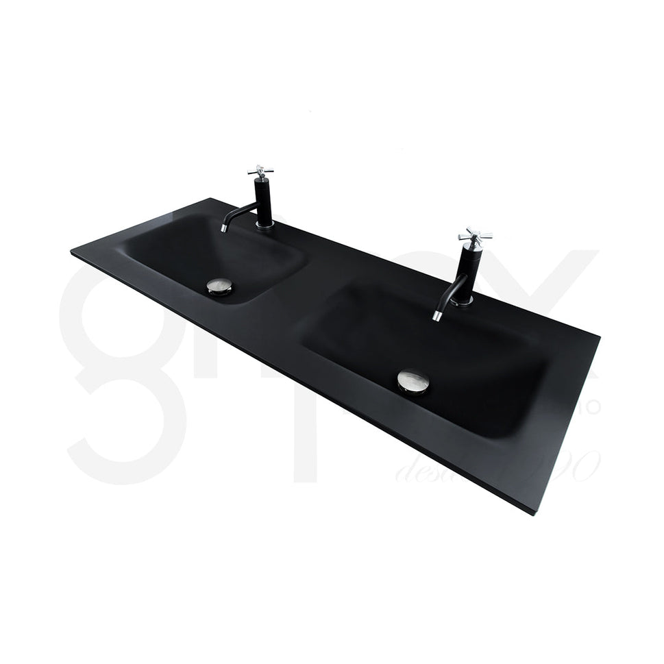 Lavamanos De Sobreponer Doble 120X48Cm