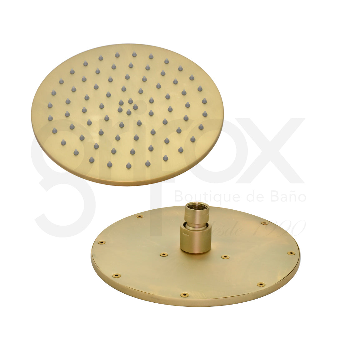 Cabeza De Ducha Gruesa Redonda De 20Cm