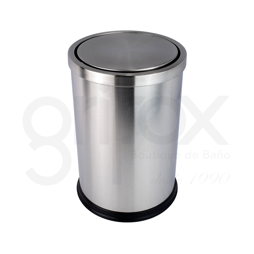 Papelera Redonda Tapa Vay Ven 5 Lt