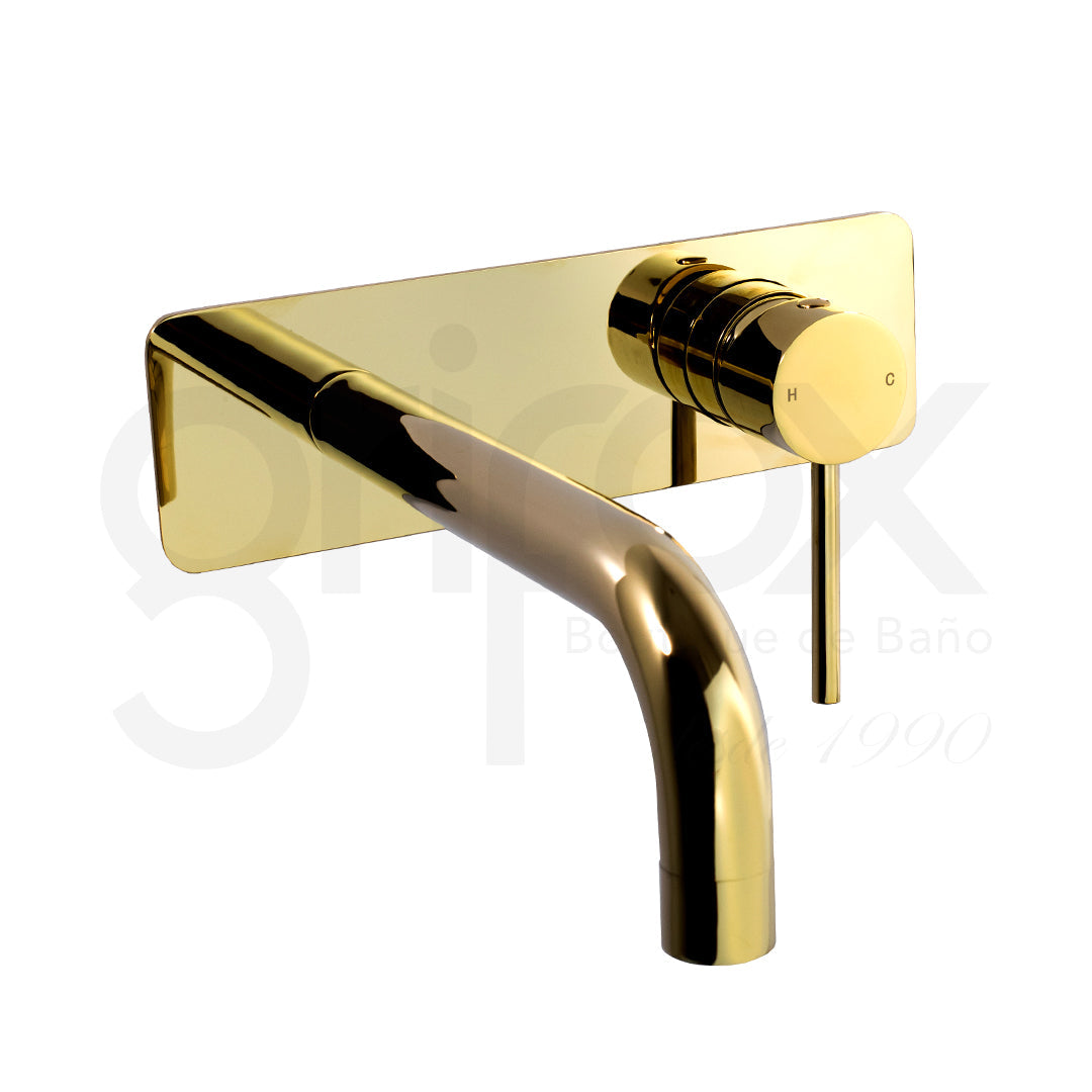 Grifería Lavamanos De Pared Monocontrol