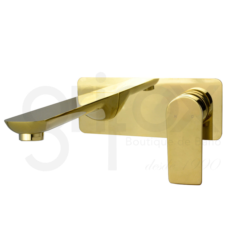 Grifería Lavamanos De Pared Monocontrol