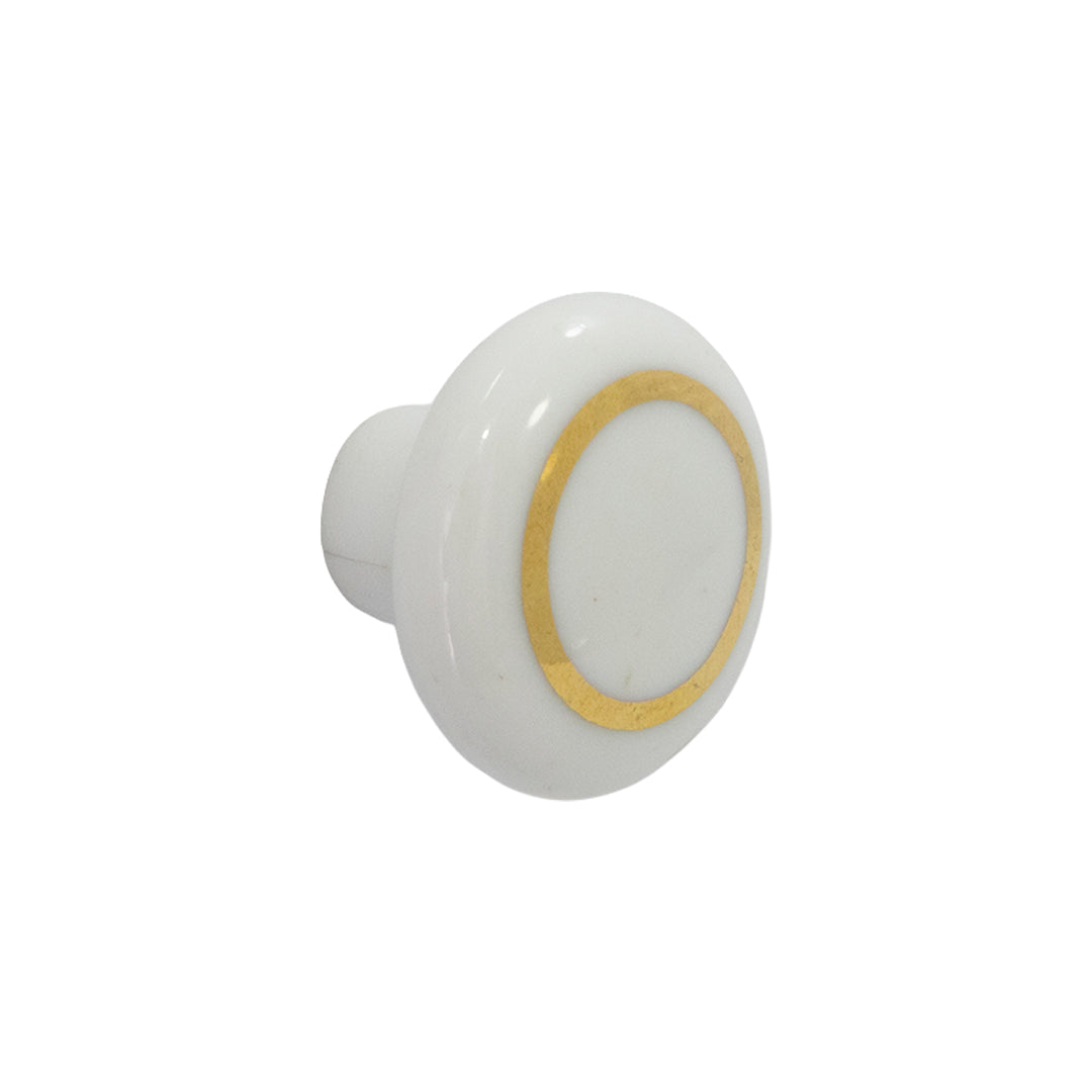 Boton 25Mm Borde Dorado